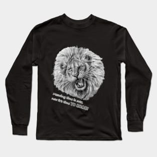 Time to roar - lion Long Sleeve T-Shirt